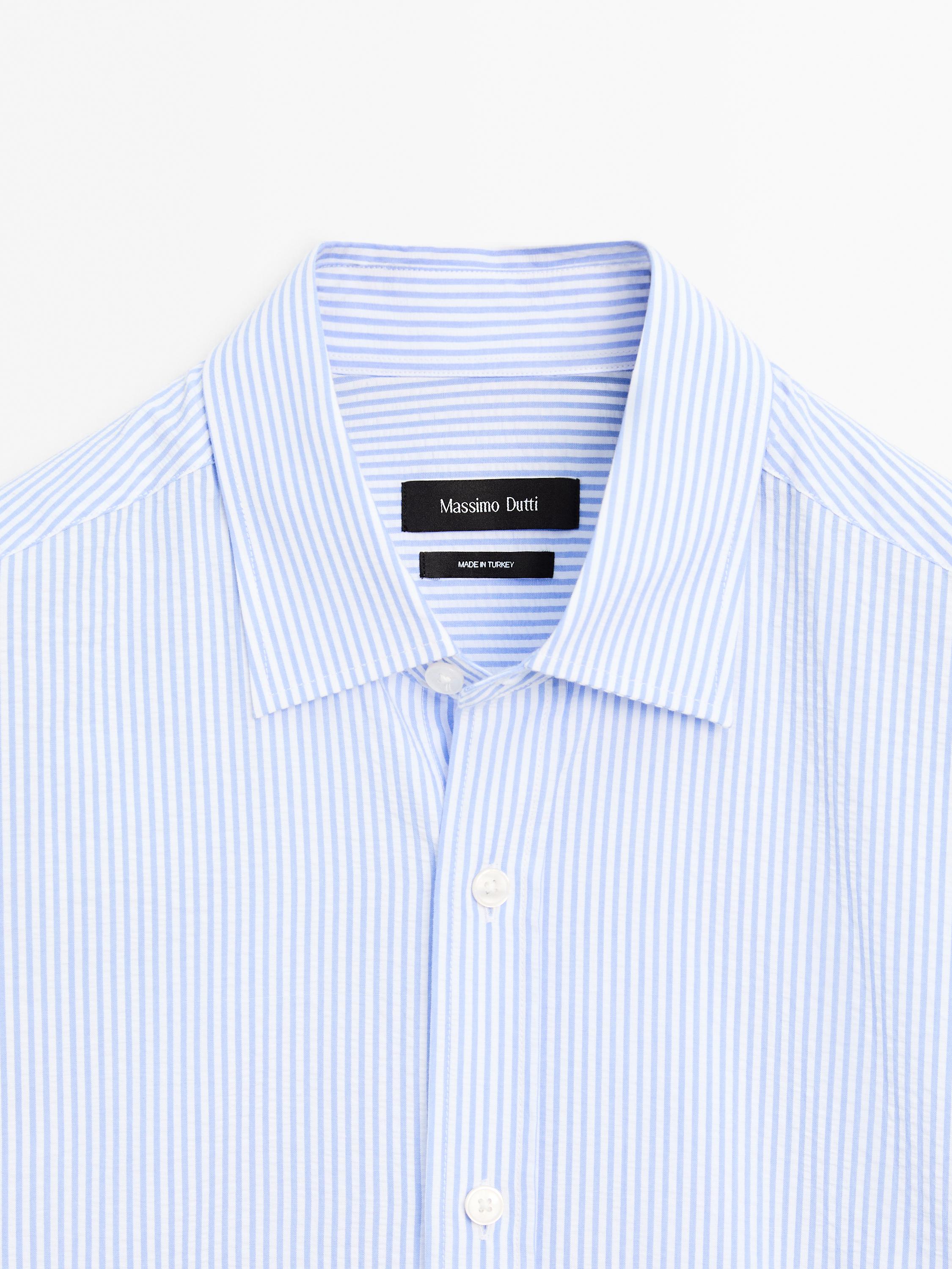 Regular fit striped shirt